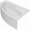 Акриловая ванна STWORKI Монтре R 170x105 см, угловая, с каркасом, асимметричная