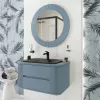 Мебель для ванной Belinza Calvin 82 ледяная синева